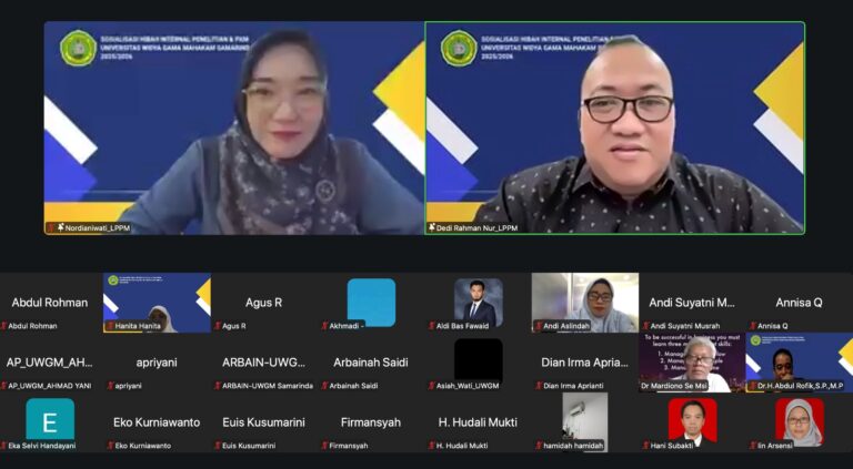 LPPM UWGM Sosialisasikan Panduan Penelitian dan PkM 2025/2026
