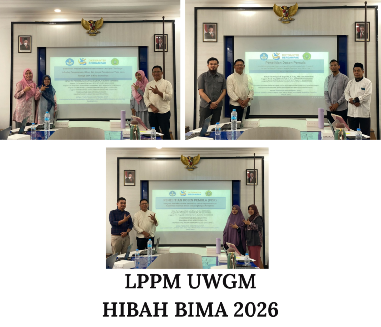 LPPM UWGM Laksanakan Monitoring dan Evaluasi Hibah BIMA 2026 bagi Dosen Pemula